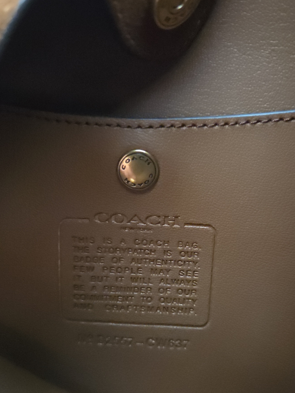 COACH BROOKLYN SHOULDER BAG 28 WARM BROWN SUEDE LEATHER HOBO MINIMALIST - Picture 14 of 16